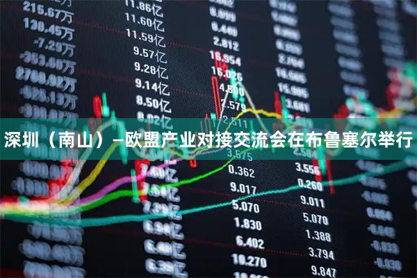 深圳（南山）—欧盟产业对接交流会在布鲁塞尔举行